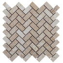 classic travertine tumbled mosaic tile 1x2 SKU-20012335 mesh shot classic travertine tumbled mosaic tile 1x2 SKU-20012335 mesh shot