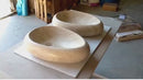 Natural Stone Drop Shape Travertine Sink  (W)14" (L)20" (H)4.7" Natural Stone Drop Shape Travertine Sink  (W)14" (L)20" (H)4.7"