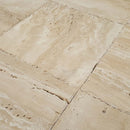 denizli beige vein cut travertine pavers honed straight 12x12 SKU-20020077 close view denizli beige vein cut travertine pavers honed straight 12x12 SKU-20020077 close view