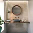Diana Royal Beige Marble Polished Floor and Wall Tile-Large Format SKU-31731548 ınstalled on bathroom wall Diana Royal Beige Marble Polished Floor and Wall Tile-Large Format SKU-31731548 ınstalled on bathroom wall