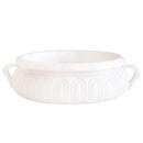 gobek natural stone white marble vessel sink bowl polished SKU NTRVS20 size (D)17" (H)6" side view product shot gobek natural stone white marble vessel sink bowl polished SKU NTRVS20 size (D)17" (H)6" side view product shot