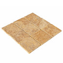 gold yellow tumbled travertine tiles SKU-20012439 angle shot of products gold yellow tumbled travertine tiles SKU-20012439 angle shot of products