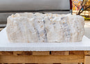 honey onyx rustic natural stone vessel sink SKU NTRSTC55 side view product shot honey onyx rustic natural stone vessel sink SKU NTRSTC55 side view product shot