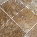 kesir noce rustic travertine tile honed and filled 18x18 SKU-10074422 close view kesir noce rustic travertine tile honed and filled 18x18 SKU-10074422 close view
