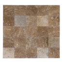 kesir noce rustic travertine tile honed and filled 18x18 SKU-10074422 multi view kesir noce rustic travertine tile honed and filled 18x18 SKU-10074422 multi view