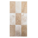 lidia antique travertine tile size 12''x24'' surface polished filled edge straight SKU-20020067 View of the product on a white background. lidia antique travertine tile size 12''x24'' surface polished filled edge straight SKU-20020067 View of the product on a white background.