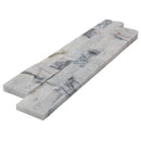 lilac marble stacked stone ledger panel size 6"x24" surface split face SKU-20012460 product shot angle iew lilac marble stacked stone ledger panel size 6"x24" surface split face SKU-20012460 product shot angle iew