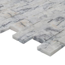lilac marble stacked stone ledger panel size 6"x24" surface split face SKU-20012460 product shot thickness view lilac marble stacked stone ledger panel size 6"x24" surface split face SKU-20012460 product shot thickness view