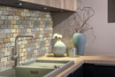 Scabos Travertine 2"x4" Brick Honed on 12" x 12" Mesh Mosaic Tile Scabos Travertine 2"x4" Brick Honed on 12" x 12" Mesh Mosaic Tile