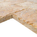 meandros gold yellow travertine pavers surface honed size 12"x12" thickness 1 1/4" edge straight SKU-20020073 meandros gold yellow travertine pavers surface honed size 12"x12" thickness 1 1/4" edge straight SKU-20020073
