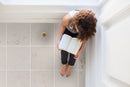 myra white limestone tile installed in home myra white limestone tile installed in home