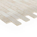 romano travertine mosaics brushed filled 2x6 SKU-20012420 corner view romano travertine mosaics brushed filled 2x6 SKU-20012420 corner view
