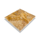 scabos travertine tile size 16"x24" surface brushed filled edge chiseled SKU-10086021.3 Angle shot of the product. scabos travertine tile size 16"x24" surface brushed filled edge chiseled SKU-10086021.3 Angle shot of the product.