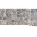 silver antique french pattern set travertine tile brushed chiseled filled SKU-10077236 view of the product with sealed used silver antique french pattern set travertine tile brushed chiseled filled SKU-10077236 view of the product with sealed used