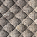 Silver Travertine Field Dimensional Carved Stone Wall Tile Silver Travertine Field Dimensional Carved Stone Wall Tile