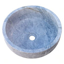 Natural Stone Sirius Silver Marble Vessel Sink Polished (D)16" (H)6" Natural Stone Sirius Silver Marble Vessel Sink Polished (D)16" (H)6"