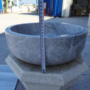 Natural Stone Sirius Silver Marble Vessel Sink Polished (D)16" (H)6" Natural Stone Sirius Silver Marble Vessel Sink Polished (D)16" (H)6"