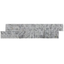 split face carrara gray marble stacked stone ledger panel 6x24 SKU-20012462 product shot single product split face carrara gray marble stacked stone ledger panel 6x24 SKU-20012462 product shot single product