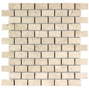 Light Beige Travertine Tumbled Mosaic Tile (10 sqft per box) Light Beige Travertine Tumbled Mosaic Tile (10 sqft per box)
