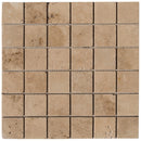 Riverbed Walnut Travertine Tumbled Mosaic Floor and Wall Tile (10 sqft per box) Riverbed Walnut Travertine Tumbled Mosaic Floor and Wall Tile (10 sqft per box)