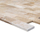 travertine pavers beige tumbled 6x12 SKU-20030006 close view travertine pavers beige tumbled 6x12 SKU-20030006 close view
