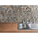 tumbled travertine mosaic 2x2 scabos SKU-20012338 installed view tumbled travertine mosaic 2x2 scabos SKU-20012338 installed view