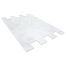 carrara white marble tile size 6"x12"x3/8" (15cmx30.5cm) surface polished edge beveled SKU-10086379 product shot angle view carrara white marble tile size 6"x12"x3/8" (15cmx30.5cm) surface polished edge beveled SKU-10086379 product shot angle view