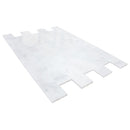 carrara white marble tile size 6"x12"x3/8" (15cmx30.5cm) surface polished edge beveled SKU-10086379 product shot angle view carrara white marble tile size 6"x12"x3/8" (15cmx30.5cm) surface polished edge beveled SKU-10086379 product shot angle view
