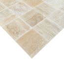 vein cut classic travertine tile size 16"x16" surface polished filled edge straight SKU-20012419.4 Angle shot of product vein cut classic travertine tile size 16"x16" surface polished filled edge straight SKU-20012419.4 Angle shot of product
