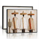 Mexican Wall Art Canvas Print, Southwestern Sombrero Poncho Painting, Neutral Earthy Boho Decor, Fiesta Living Room Art, Impasto Style Print by MyGreatCanvas | Canvas Wall Art Prints | Photo Prints & Wall Decor