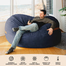 Fuf® 6.5Ft Foam Bean Bag