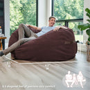 Fuf® 6.5Ft Foam Bean Bag