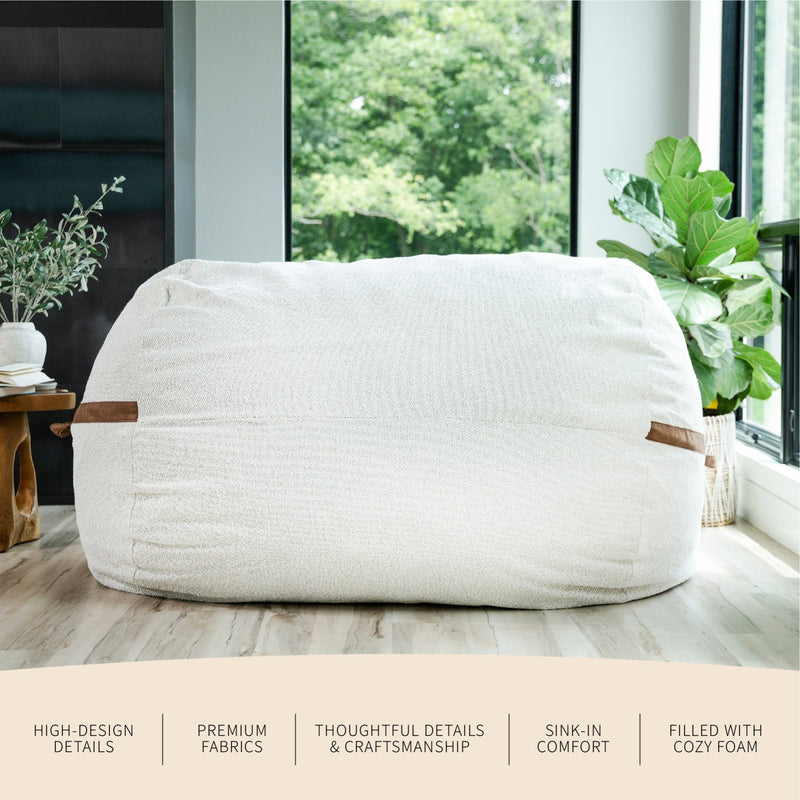 Fuf® 6.5Ft Foam Bean Bag