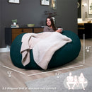 Fuf® 6.5Ft Foam Bean Bag