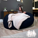 Fuf® 6.5Ft Foam Bean Bag