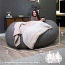 Fuf® 6.5Ft Foam Bean Bag