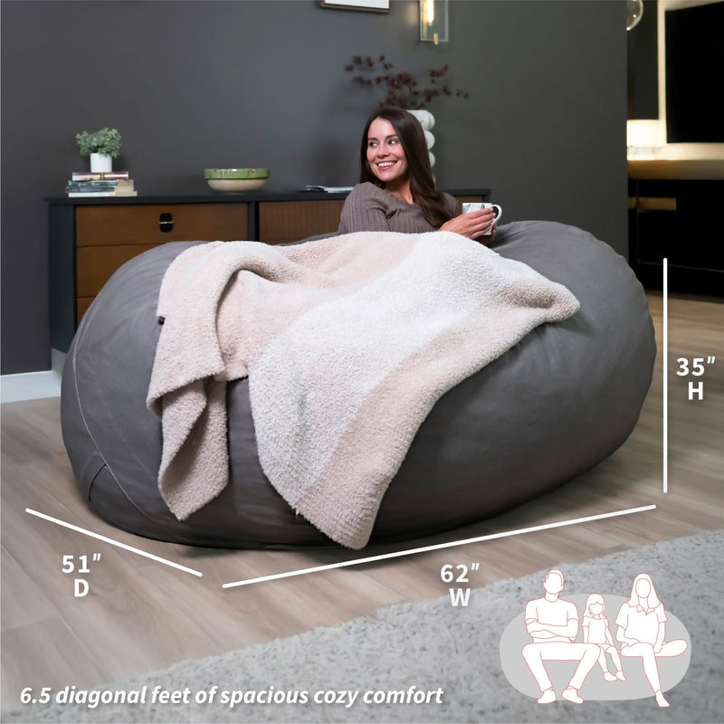 Fuf® 6.5Ft Foam Bean Bag