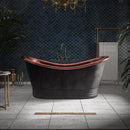 Brassma Black Matt Bathtub Copper