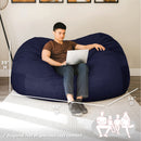 Fuf® 7Ft Oversized Foam Bean Bag