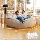 Fuf® 7Ft Oversized Foam Bean Bag