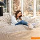 Fuf® 7Ft Oversized Foam Bean Bag
