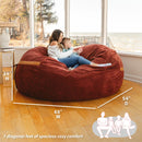 Fuf® 7Ft Oversized Foam Bean Bag