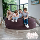 Fuf® 7Ft Oversized Foam Bean Bag