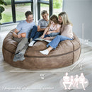 Fuf® 7Ft Oversized Foam Bean Bag