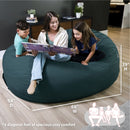 Fuf® 7Ft Oversized Foam Bean Bag