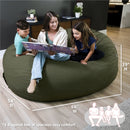 Fuf® 7Ft Oversized Foam Bean Bag