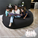 Fuf® 7Ft Oversized Foam Bean Bag