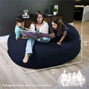 Fuf® 7Ft Oversized Foam Bean Bag