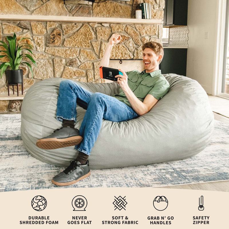 Fuf Media Lounger w/ Removable Cover