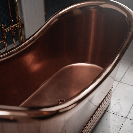 Luxury Shiny Pure Copper Bathtub